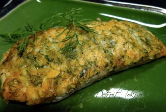 Филе лосося с укропом