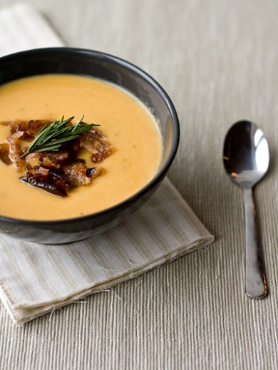 Картофельный суп с беконом  и розмарином - Шаг 7