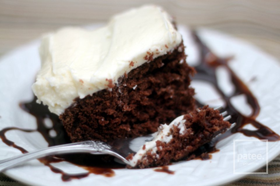 Шоколадный пирог с добавлением  сметаны - Шаг 6