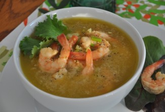 Креветки в соусе с горчицей