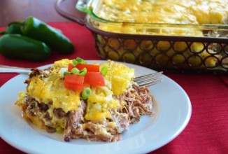 Запеканка с говядиной и чили