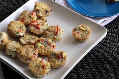 Мини-киши с овощной начинкой - приготовление