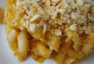 Запеченные макароны с сырным соусом