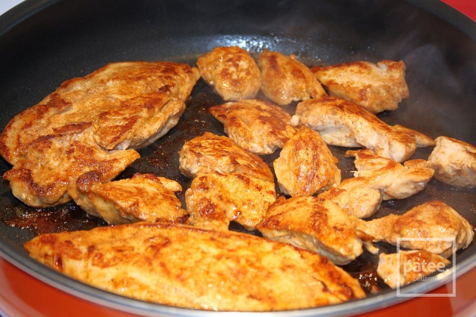 Обжаренная курица с овощами - Шаг 4