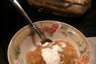 Персиковый коблер