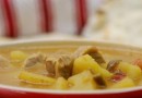 Мясное рагу с зеленым перцем чили