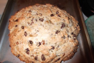 Ирландский хлеб из пресного теста