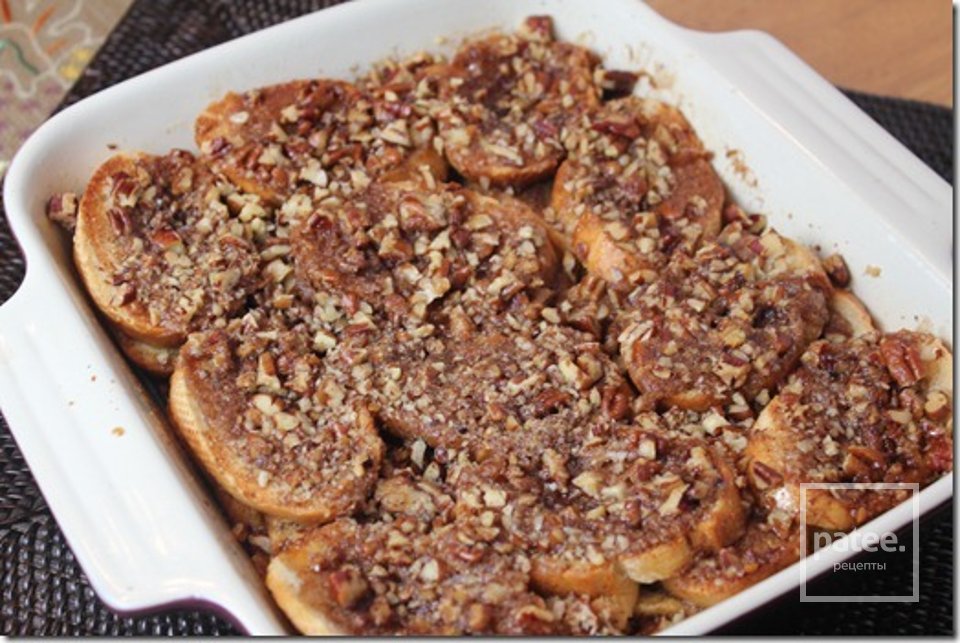 Запеканка из белого хлеба с пралине - Шаг 7