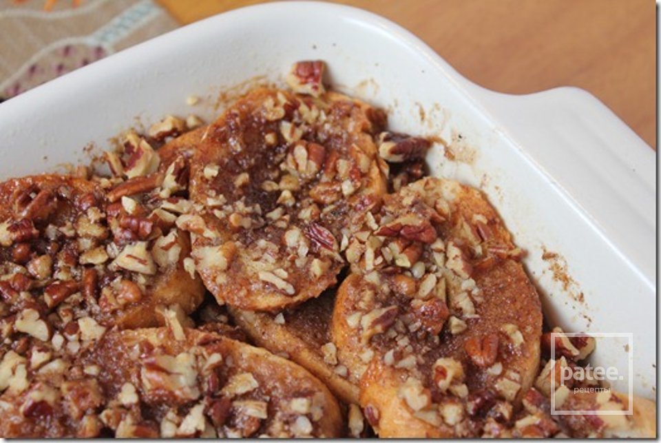 Запеканка из белого хлеба с пралине - Шаг 8