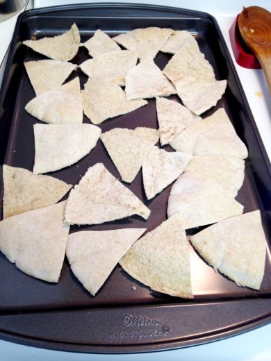 Пита-чипсы с пармезаном - Шаг 2