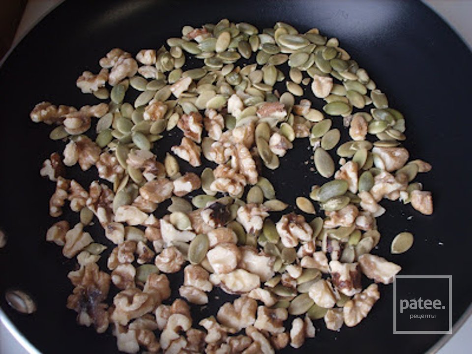 Салат из пшеницы с мускатной тыквой - Шаг 4