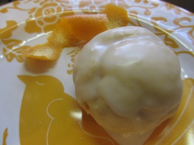 Рецепт Апельсиновое печенье в глазури