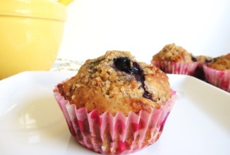 Чернично-лимонные маффины