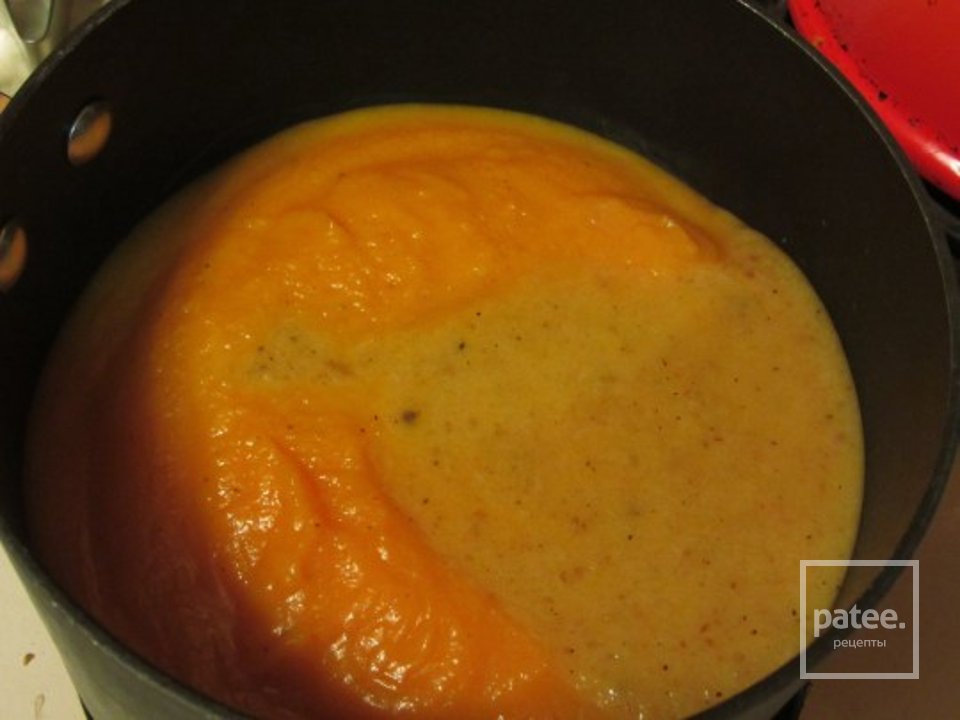 Тыквенный суп с колбасой - Шаг 11