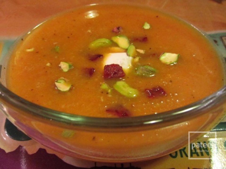 Тыквенный суп с колбасой - Шаг 12