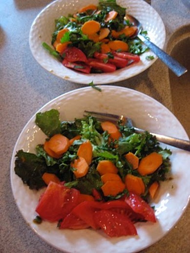 Жареная свинина с салатом - Шаг 6