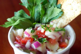 Салат из морского гребешка