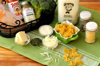 Паста с брокколи и курицей - приготовление