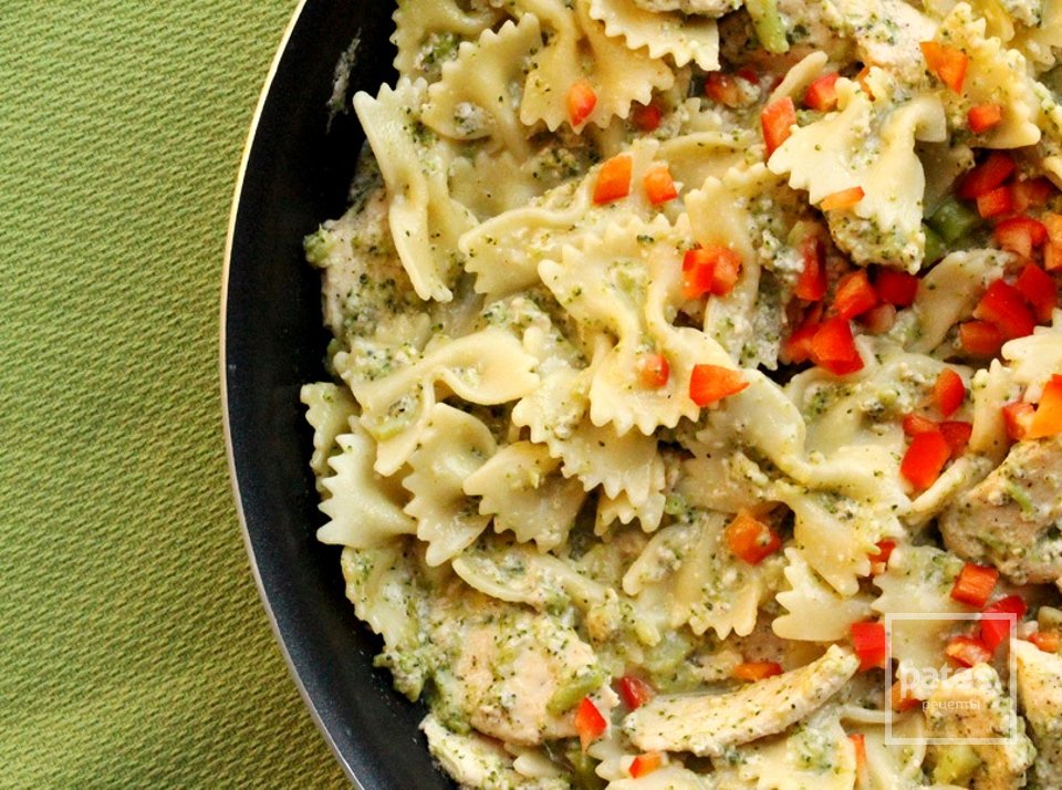 Паста с брокколи и курицей - Шаг 20