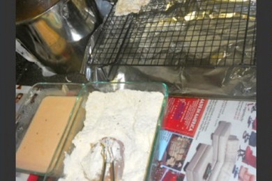 Острая жареная курица - приготовление