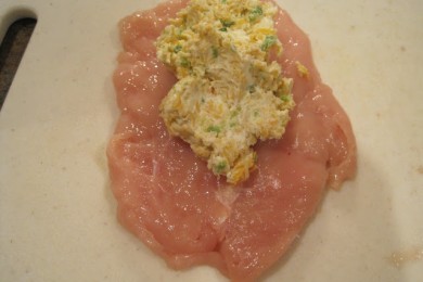 Фаршированная куриная грудка с халапеньо - приготовление