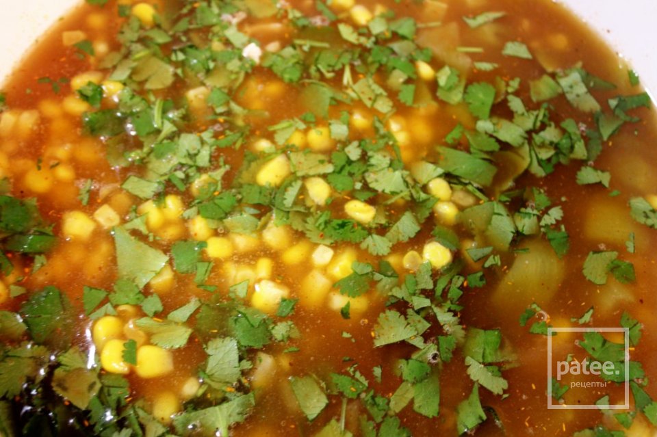 Куриный суп с лепёшками тортилья - Шаг 3