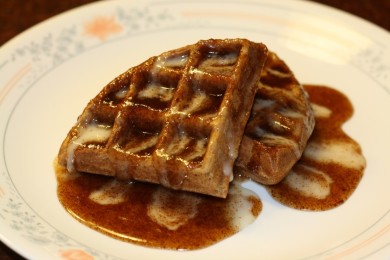 Вафли с корицей - приготовление