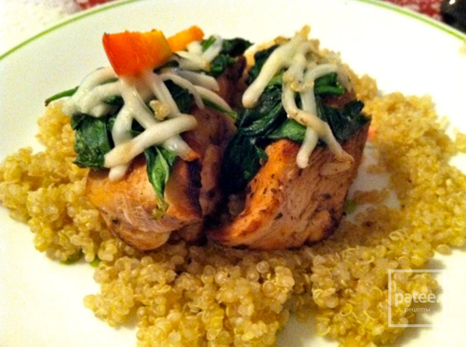 Запеченные куриные грудки под шпинатом и моцареллой - Шаг 7