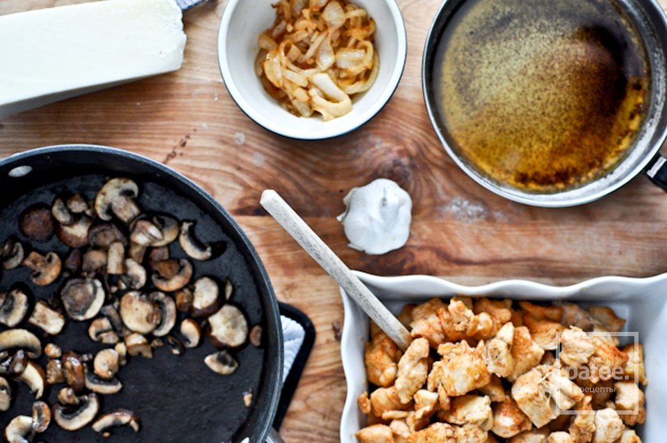 Лингвини с курицей и коричневым маслом - Шаг 3