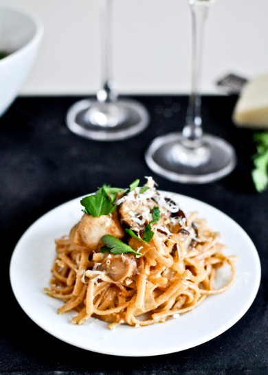 Лингвини с курицей и коричневым маслом - Шаг 4