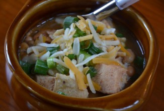 Суп чили с курицей и фасолью