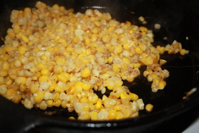 Рецепт Жареная кукуруза с пармезаном