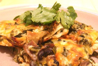 Куриная энчилада с грибами