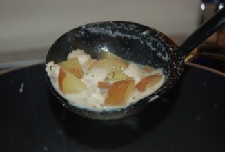 Похлебка с палтусом