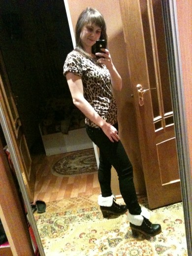 Меховые ботильоны с чем носить?