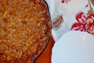 Шотландский овсяный пирог с миндалем