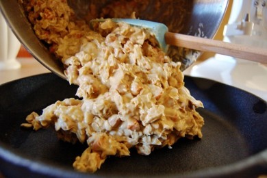 Шотландский овсяный пирог с миндалем - приготовление