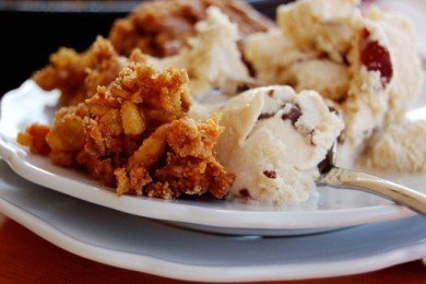 Шотландский овсяный пирог с миндалем - приготовление