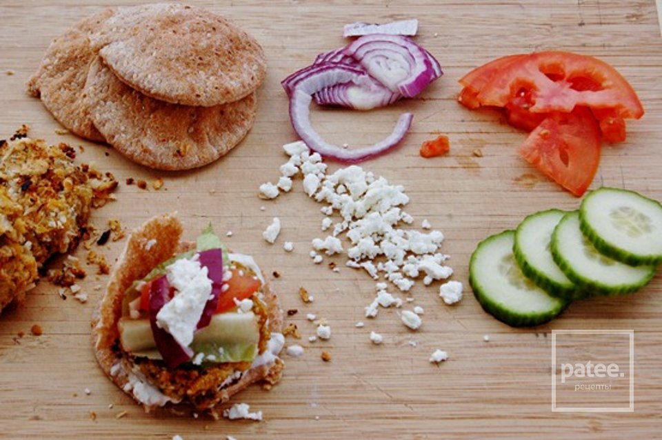 Греческий сэндвич - Шаг 2