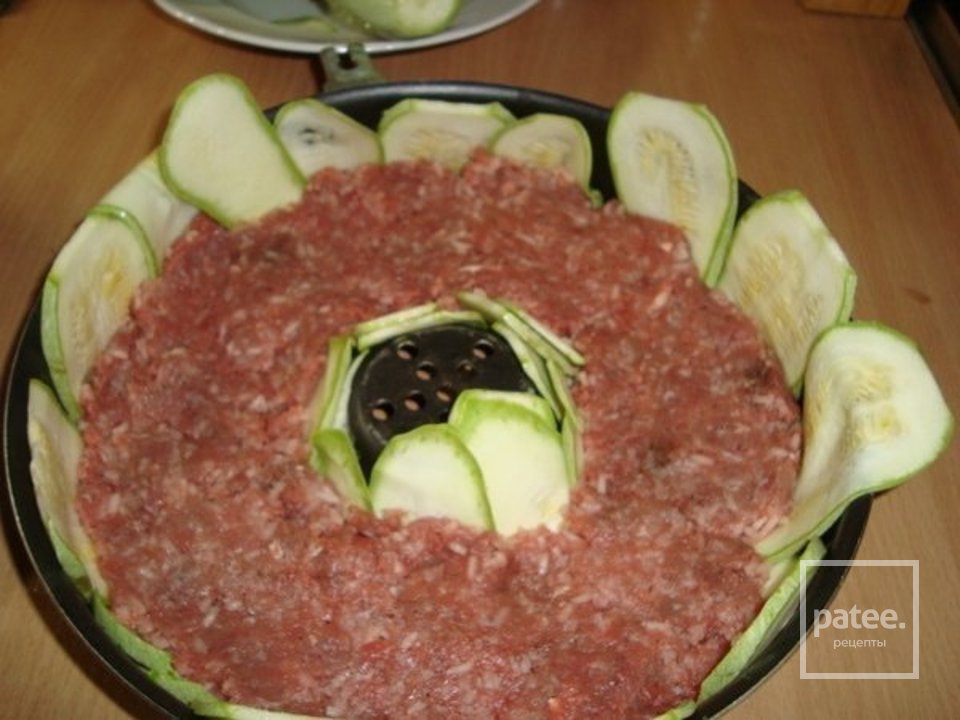 Кабачковая запеканка с фаршем - Шаг 8