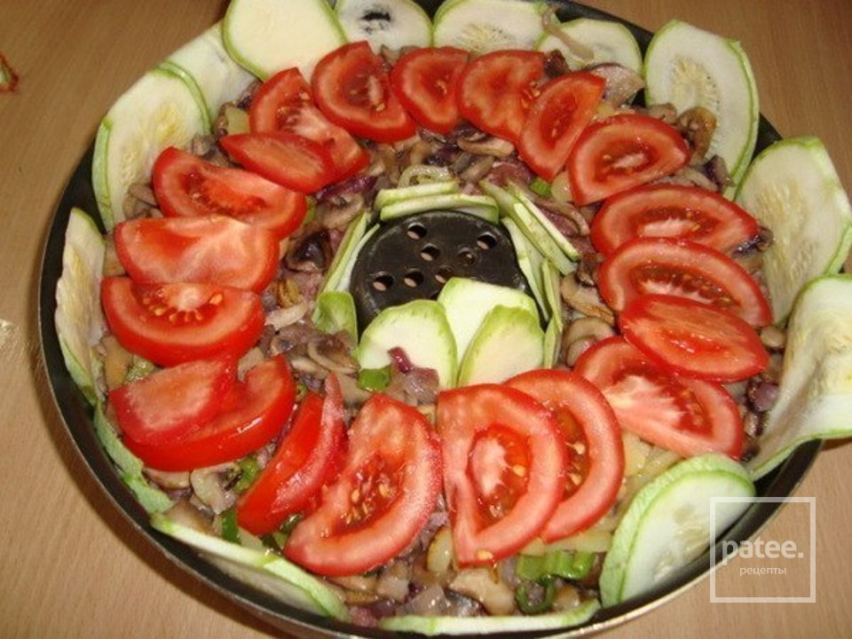 Кабачковая запеканка с фаршем - Шаг 9