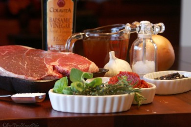 Тушеное мясо с бальзамическим уксусом из мультиварки - приготовление