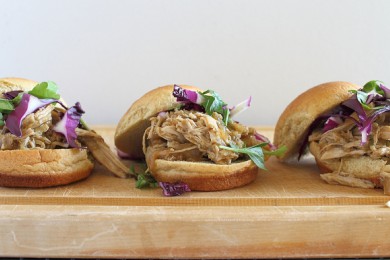 Мексиканский гамбургер со свининой - приготовление