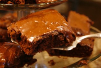 Шоколадный торт с глазурью