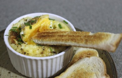 Рецепт Помидоры, сыр и яйца запеченные