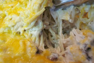 Спагетти с курицей