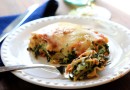 Лазанья с сыром и шпинатом