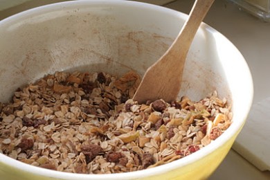 Домашние мюсли - приготовление