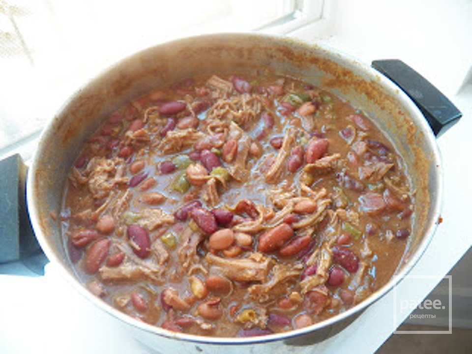 Тушеная говядина с фасолью - Шаг 6