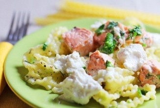 Паста с форелью